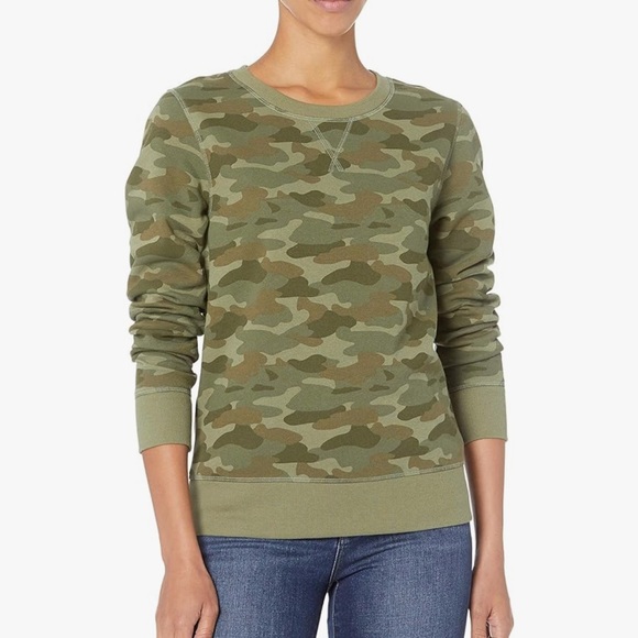 Amazon Essentials Camo Print Sweatshirt – Size 6X (Plus) - Picture 3 of 12